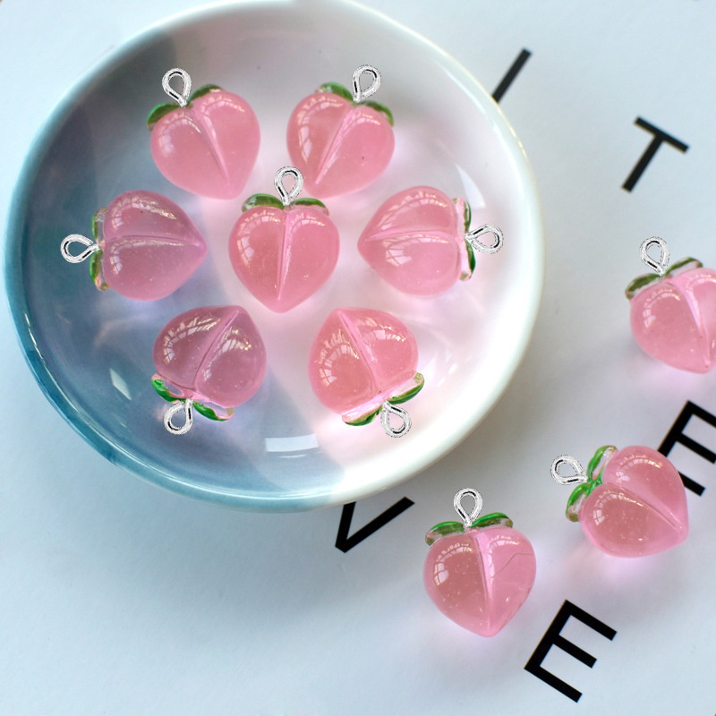 Resin Art Kits For Adults - 10 шт. Новые прозрачные персиковые плоские