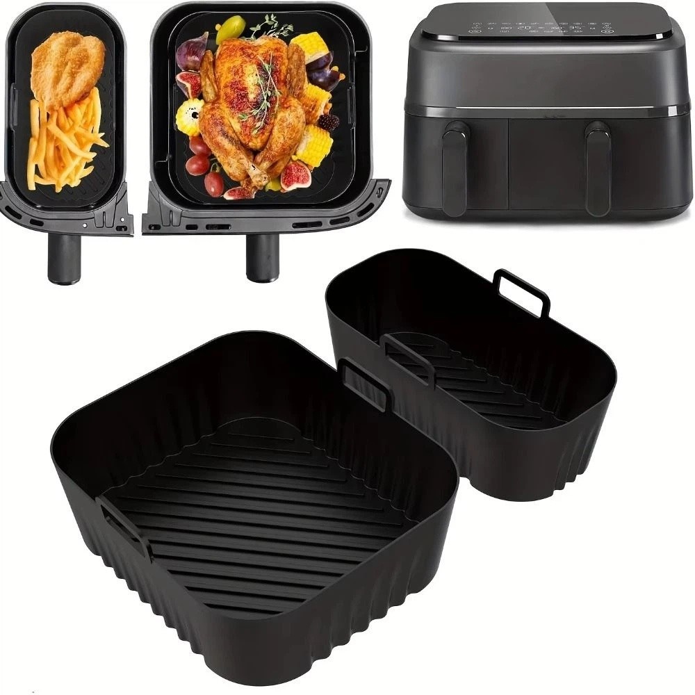 Tray Mold Rectangle - Силиконовая форма для аэрофритюрницы 6л/3л, антипригарная,