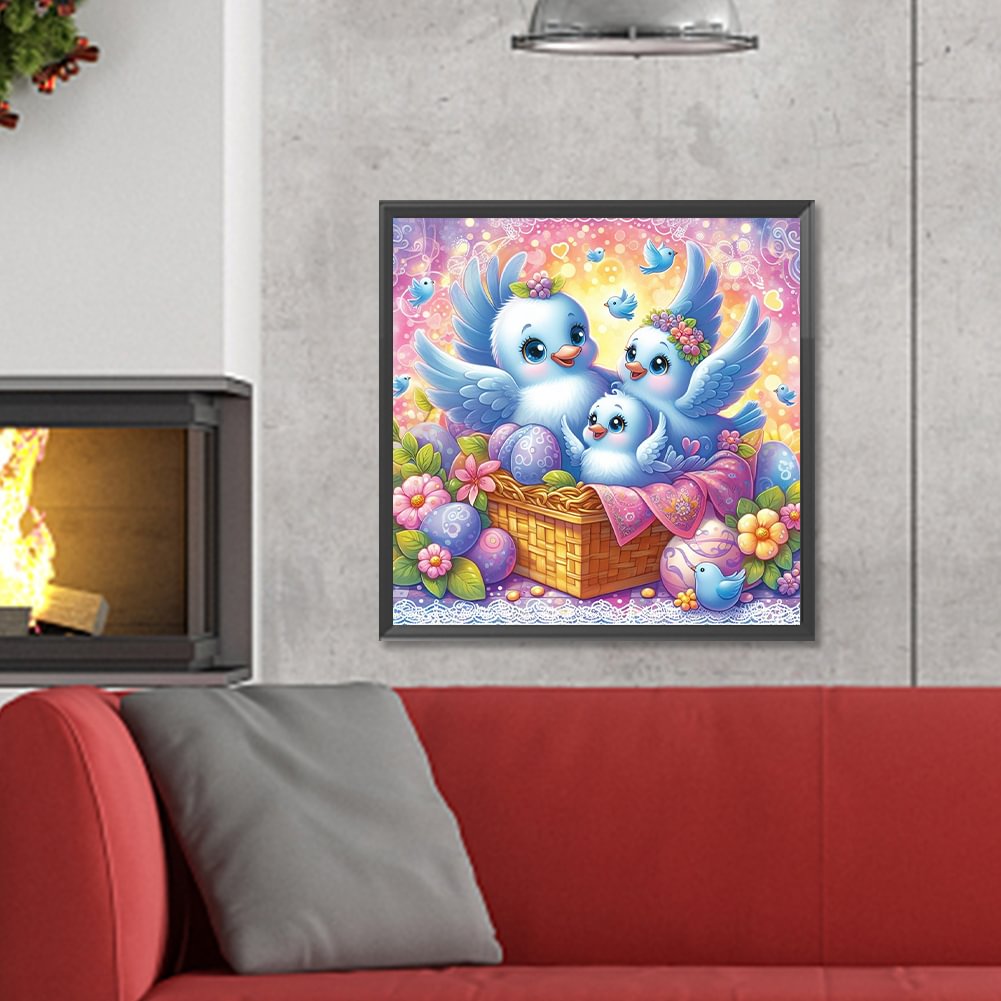 Resin Art Set - Алмазная картина Семейный Рождественский отец Полная