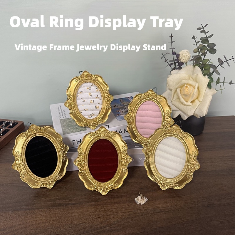 Resin Art For Photo Frame - Винтажный поднос для демонстрации украшений с