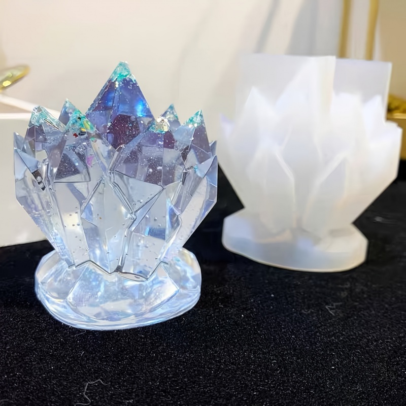Resin Art Mould - 1 szt. Kryształowy klaster Dekoracyjna forma