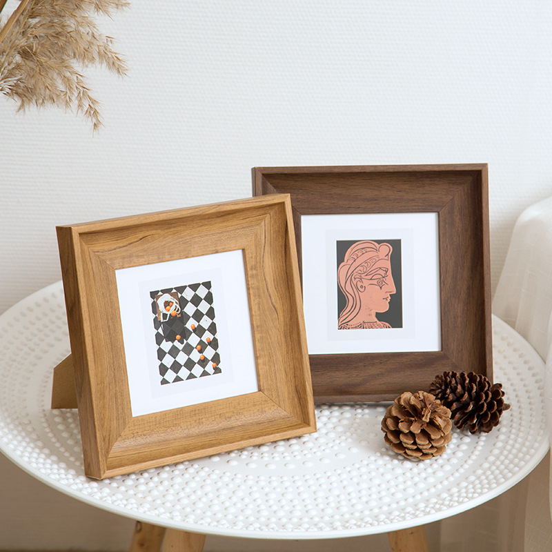 Resin Art For Photo Frame - Минималистичная квадратная фоторамка Универсальная рамка для
