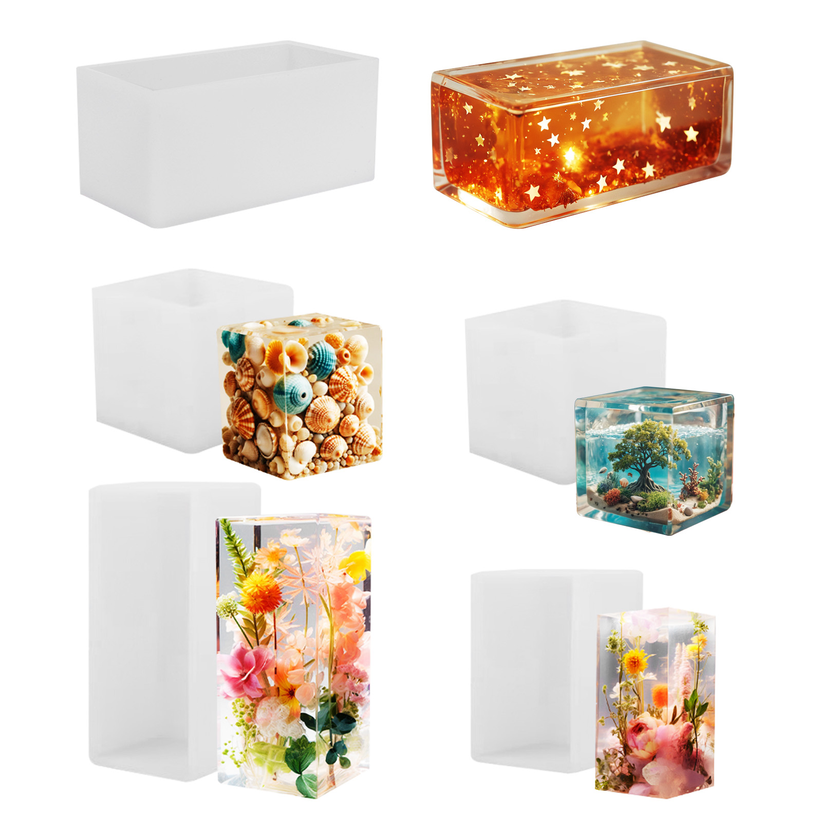 Resin Art Mould - Силиконовая форма для литья из эпоксидной