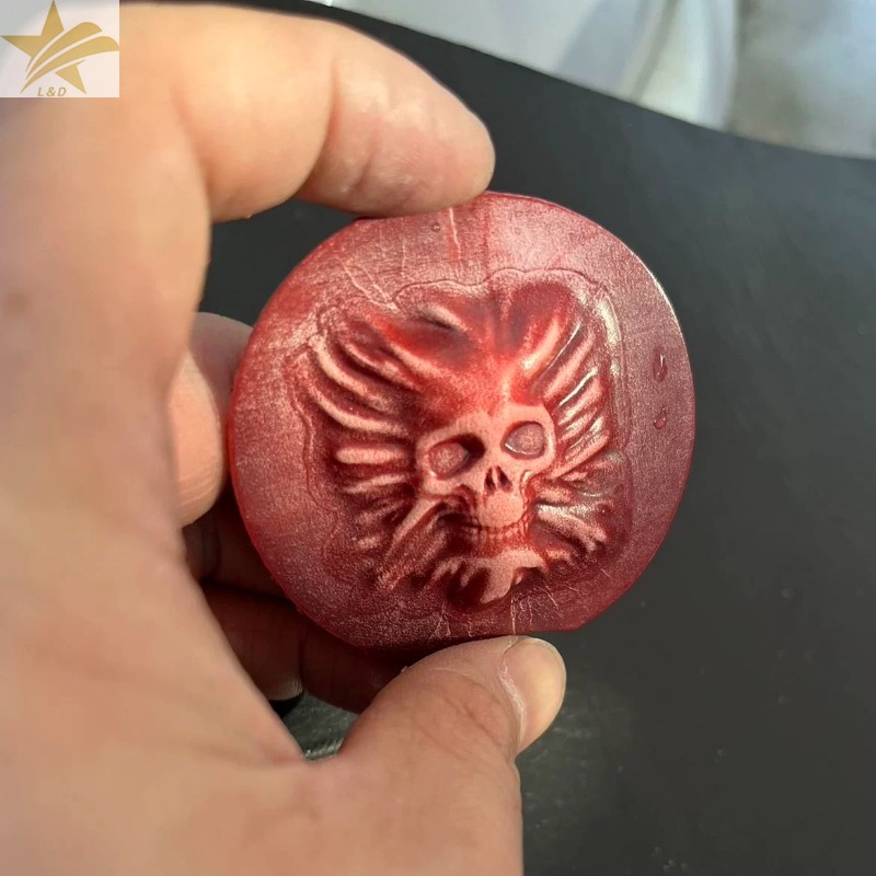 Resin Art Logo - 3D мини-штамп в форме черепа для
