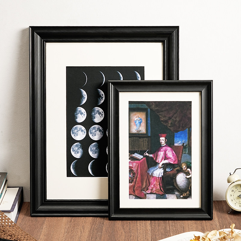 Resin Art For Photo Frame - Винтажная черная рамка для картин из