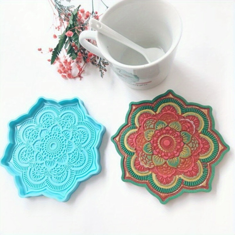 Resin Art Tray - Силиконовая форма для подставки с мандалой,