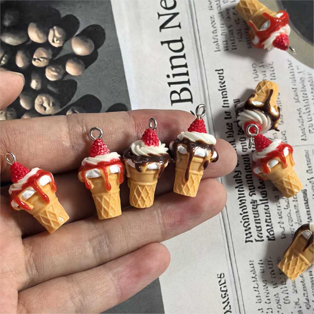 Resin Art Accessories - 10 шт. милых 3D-подвесок в виде