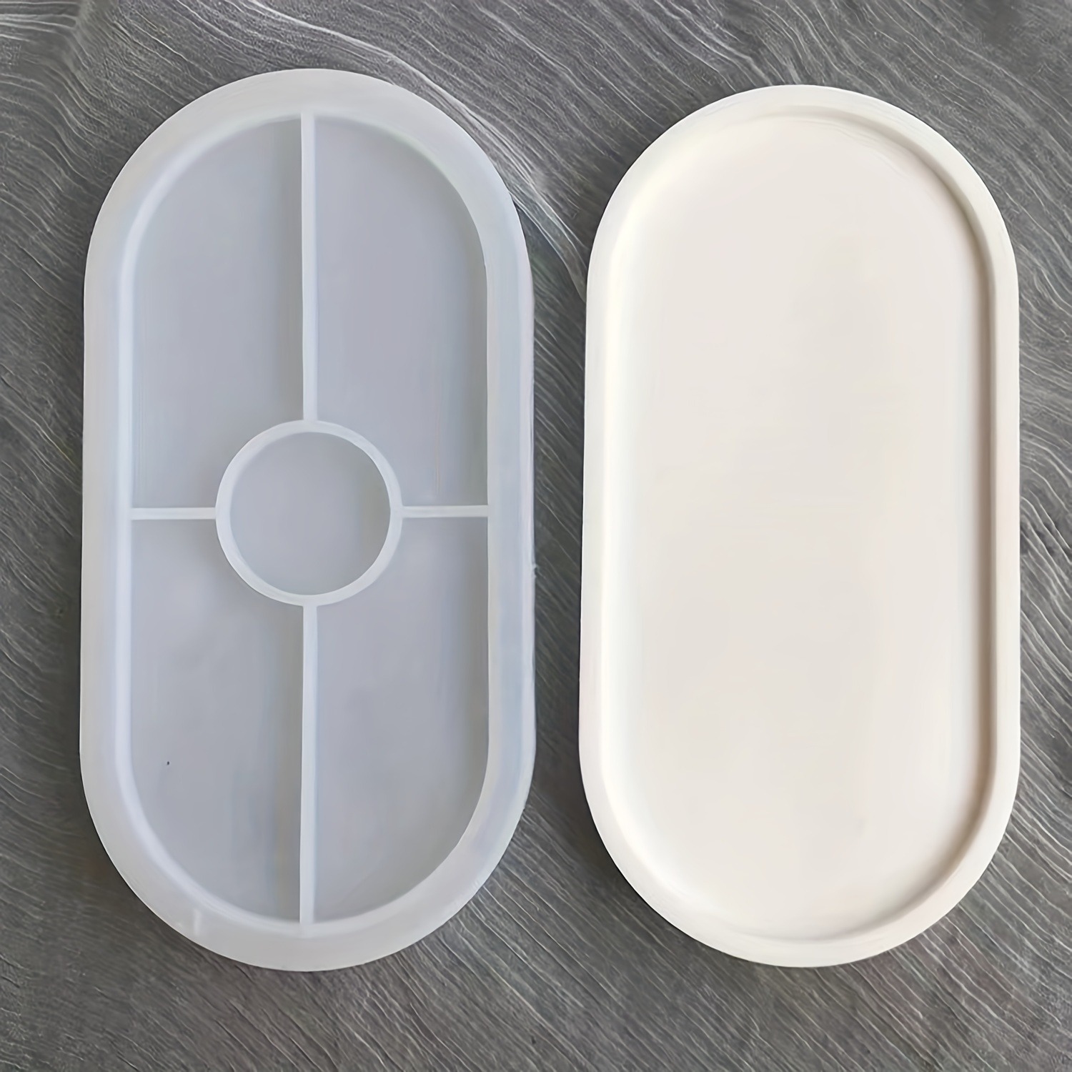 Resin Art Tray - 1 шт. овальная подставка для эпоксидной