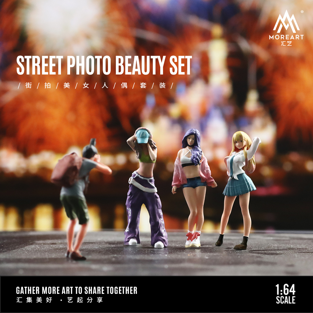 Resin Art Set - Набор экшн-фигурок More Art 1:64, набор