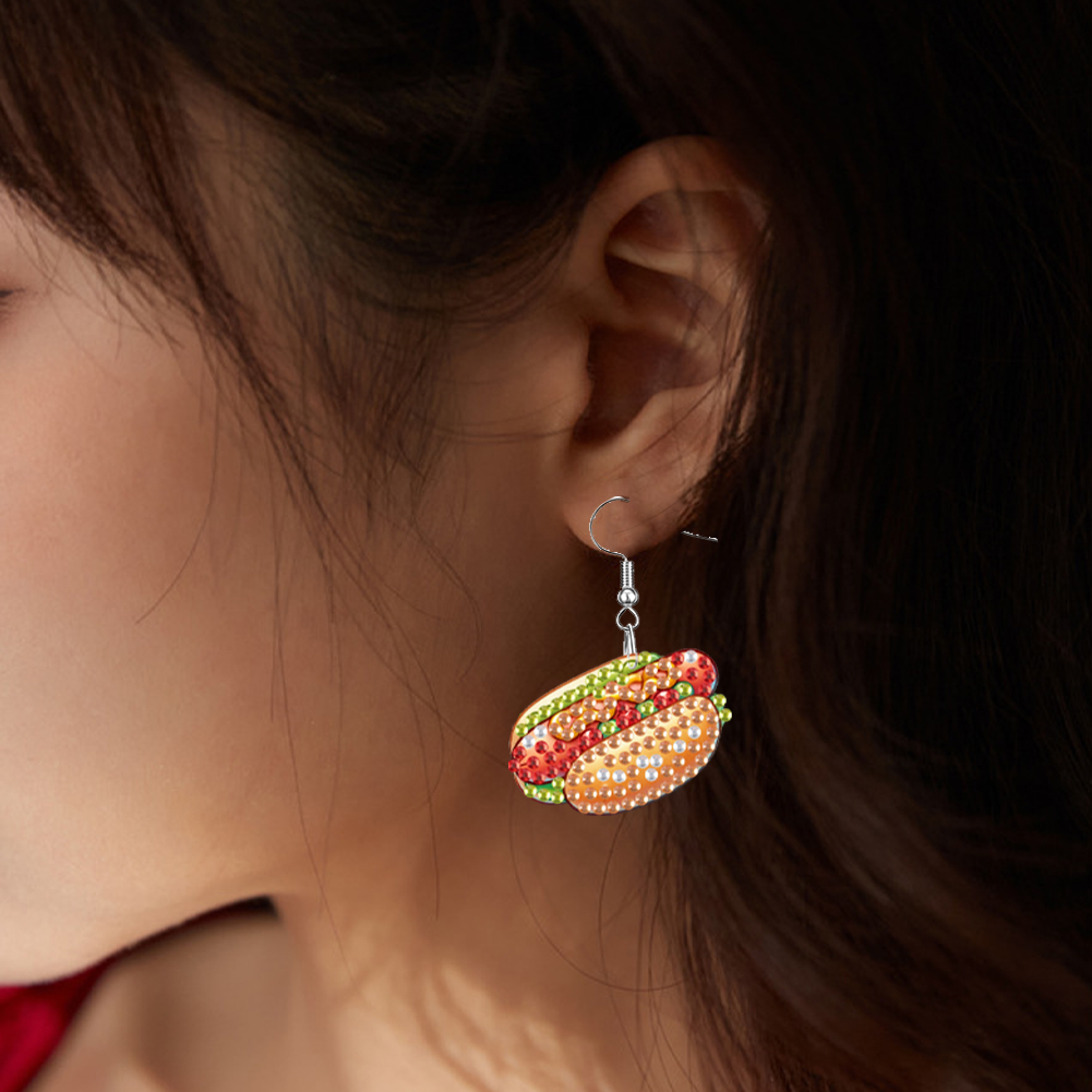 4 пары двусторонних серег для  – обзор и цена Resin Art Earrings Kit