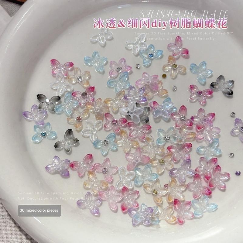 30 шт. 3D блестящих украшений  – обзор и цена Resin Art Using Flowers