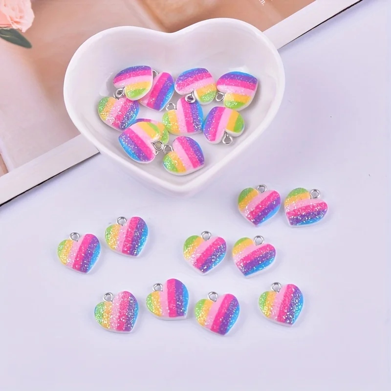 10 шт. разноцветных подвесок в – обзор и цена Resin Art Accessories