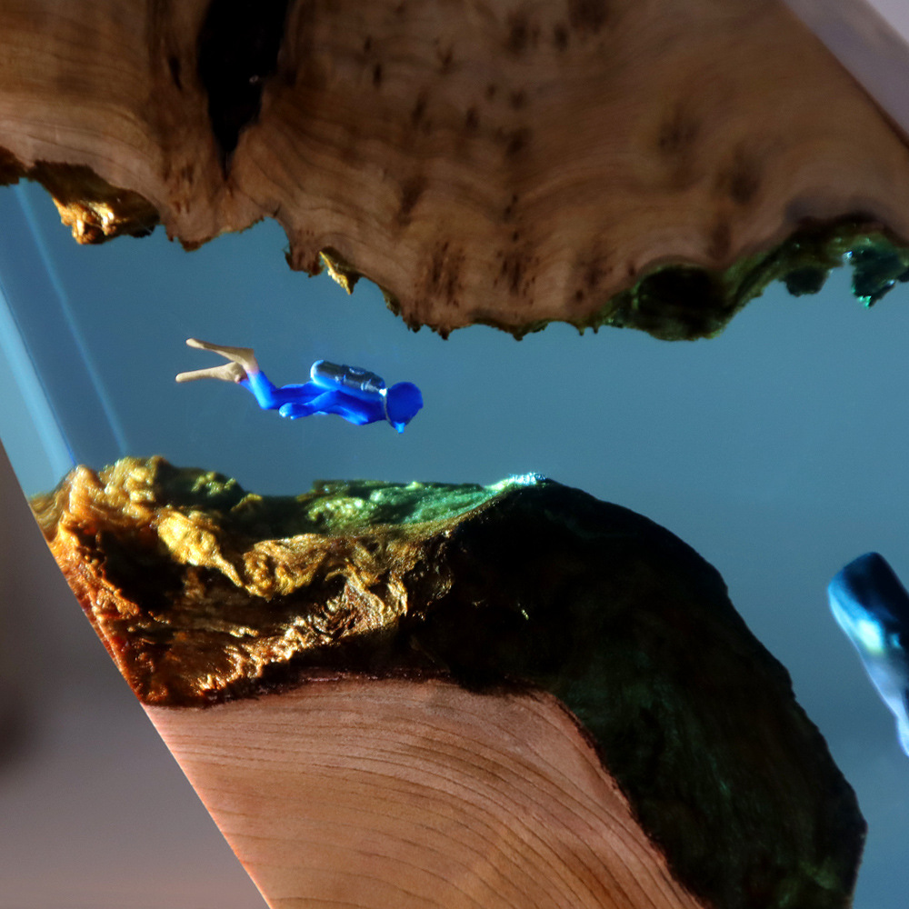 Новая подводная фигурка дайвер – обзор и цена Resin Art Wedding Gift