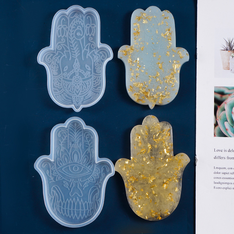 1 шт. DIY подставка рука Фатим – обзор и цена Resin Art Mould