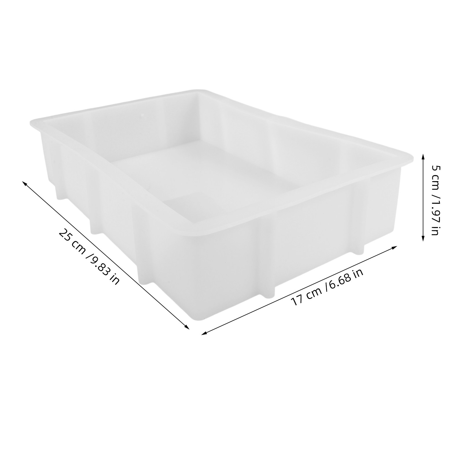 Большая прямоугольная силиконо – обзор и цена Tray Mold Rectangle