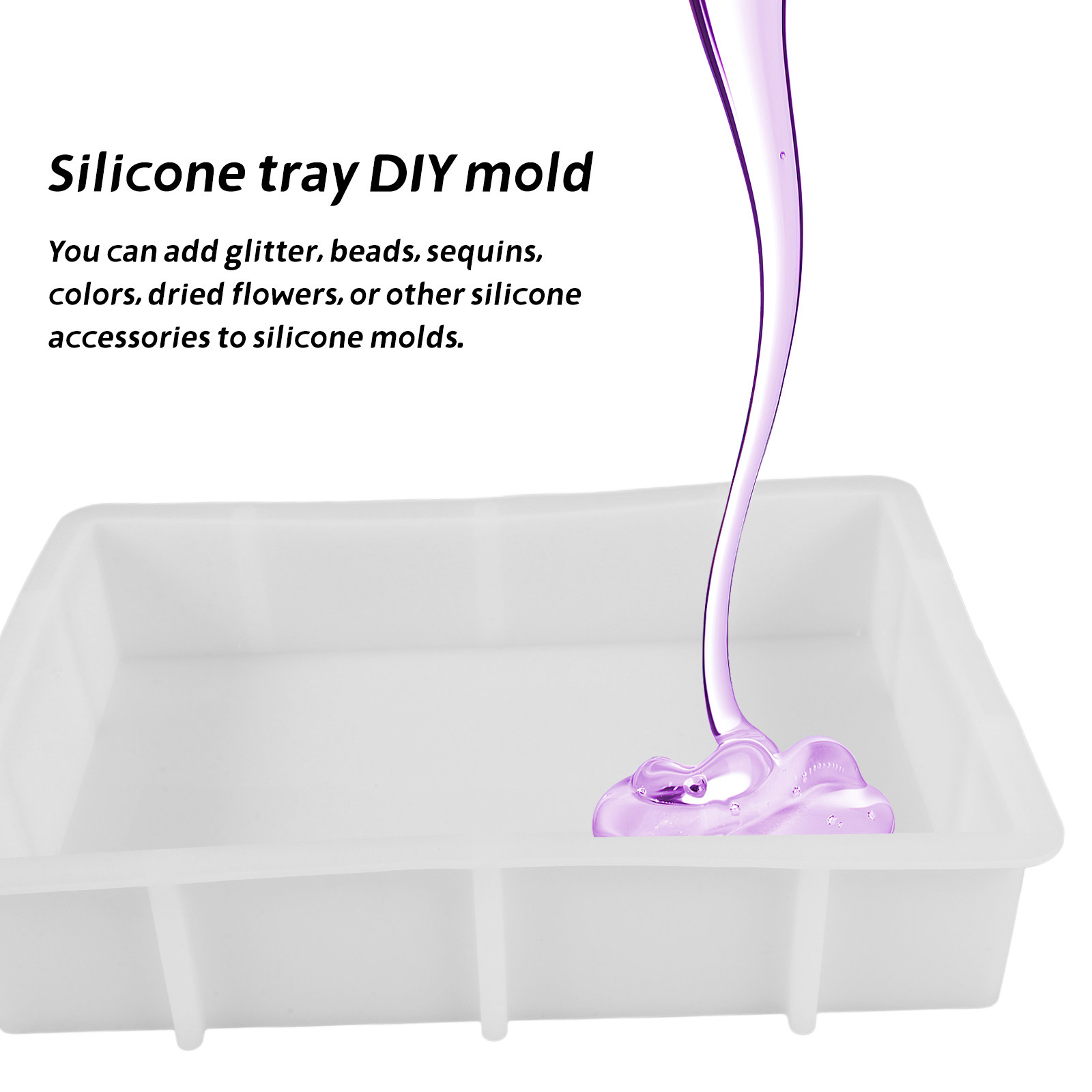 Большая прямоугольная силиконо – обзор и цена Tray Mold Rectangle