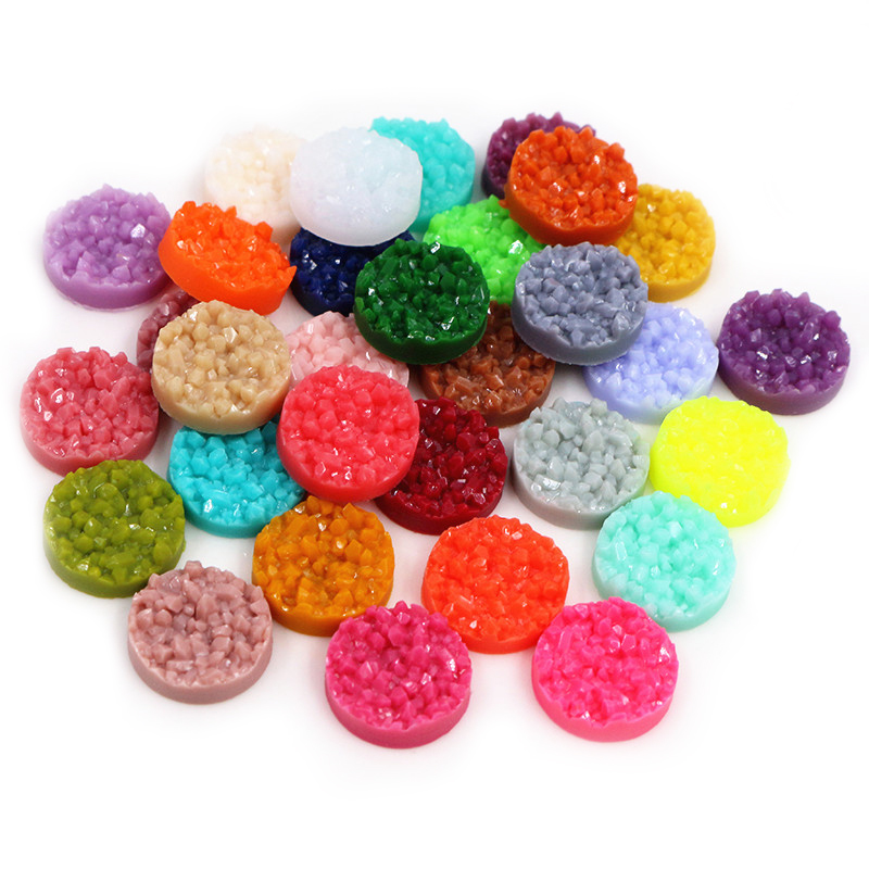 40 шт., смоляные кабошоны Druz – обзор и цена Resin Art Kits For Adults