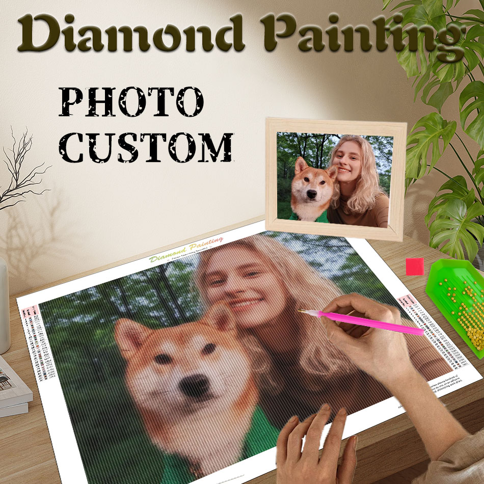 Алмазная мозаика с фото на зак – обзор и цена Resin Art Wedding Gift