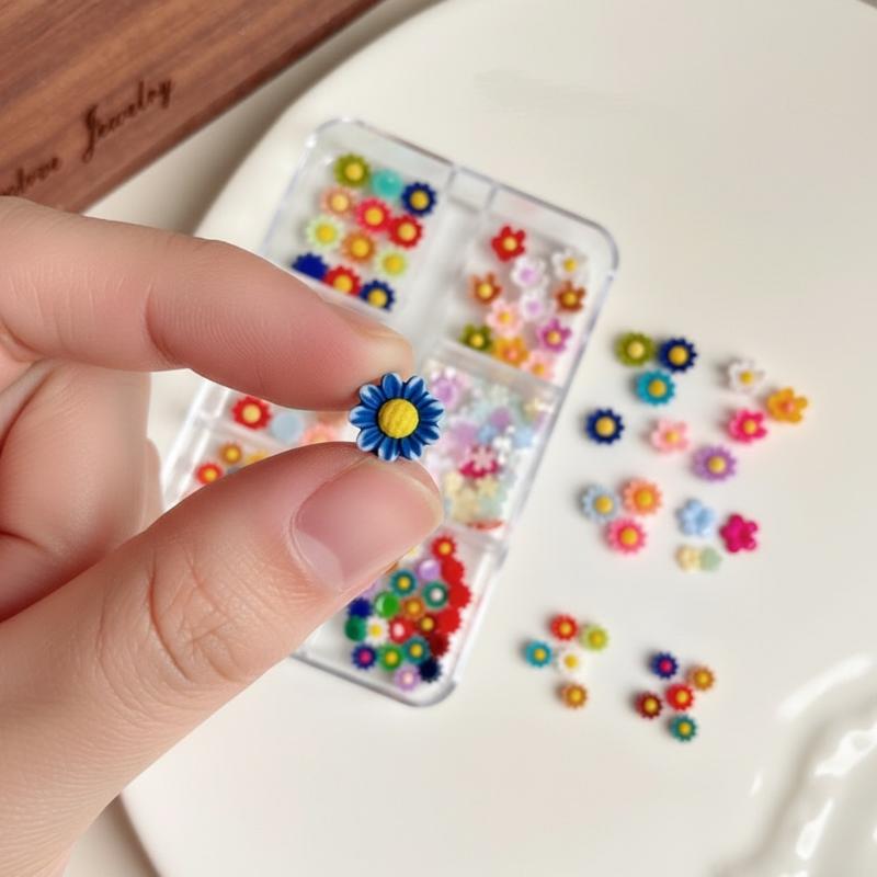 Летние украшения для ногтей в  – обзор и цена Resin Art Using Flowers