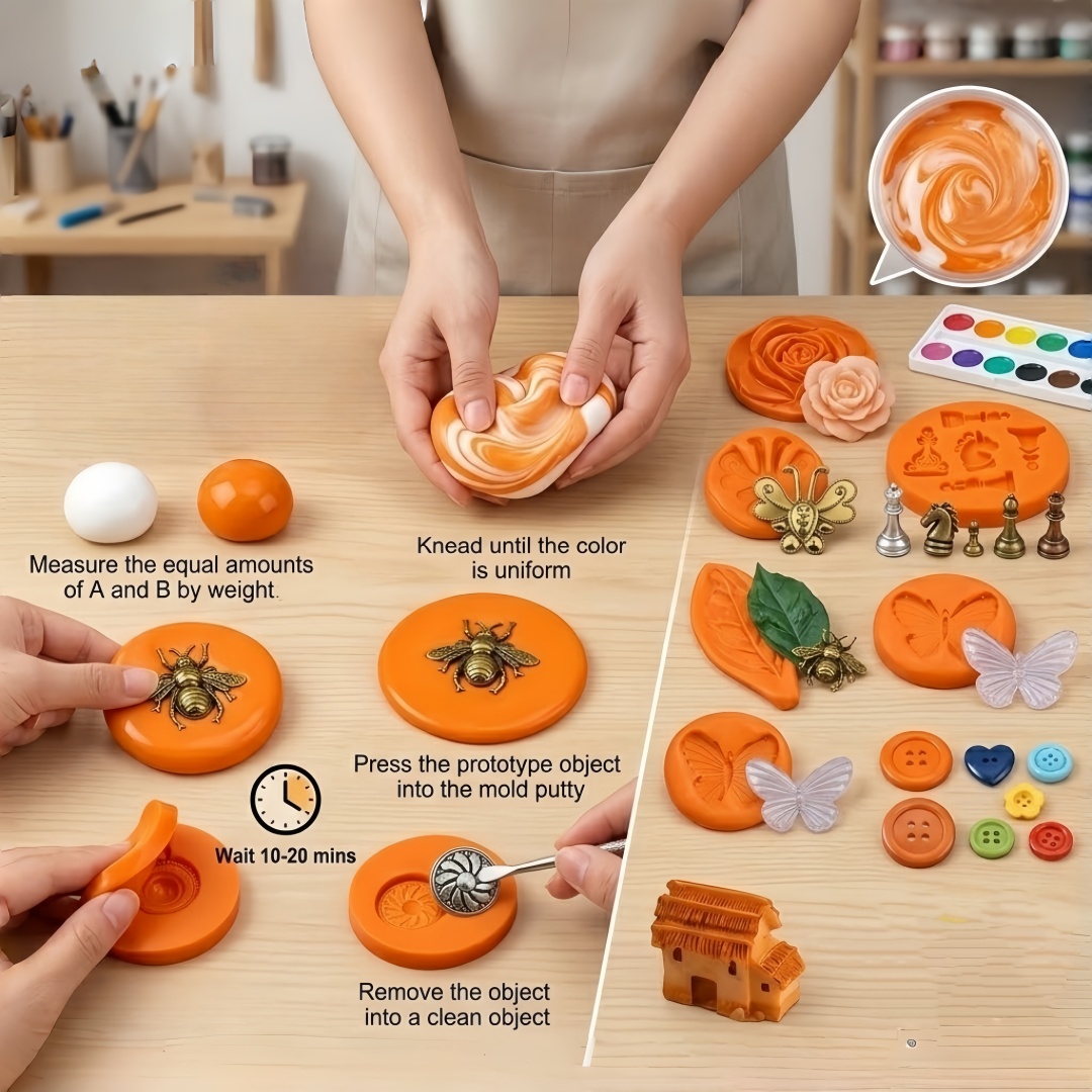 Набор силиконовой глины для тв – обзор и цена Resin Art Set