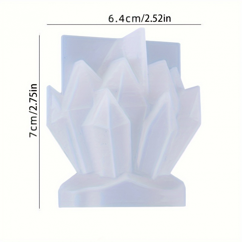 1 szt. Kryształowy klaster Dek – обзор и цена Resin Art Mould
