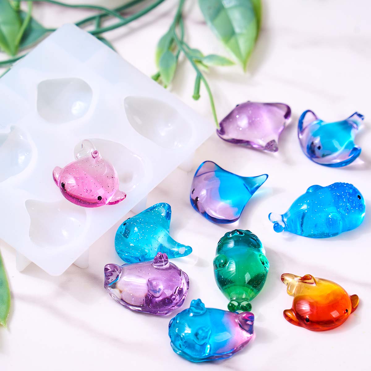 3D-форма из силикона «Манта» в – обзор и цена Resin Art Mould