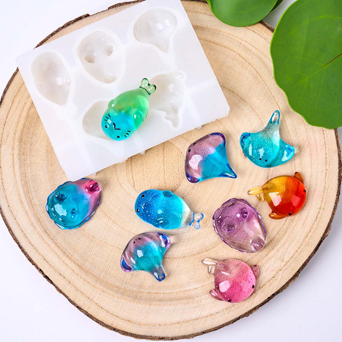 3D-форма из силикона «Манта» в – обзор и цена Resin Art Mould