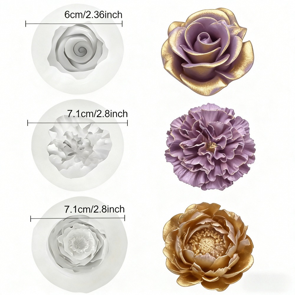 Набор из 3 силиконовых форм дл – обзор и цена Resin Art Wedding Gift