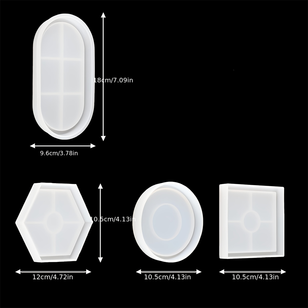 4 штуки / комплект для хранени – обзор и цена Resin Art Tray