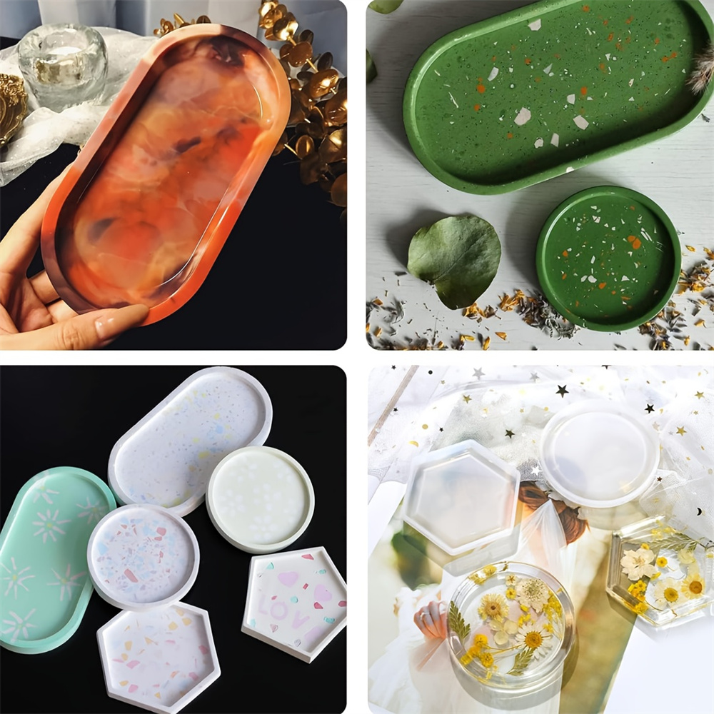 4 штуки / комплект для хранени – обзор и цена Resin Art Tray