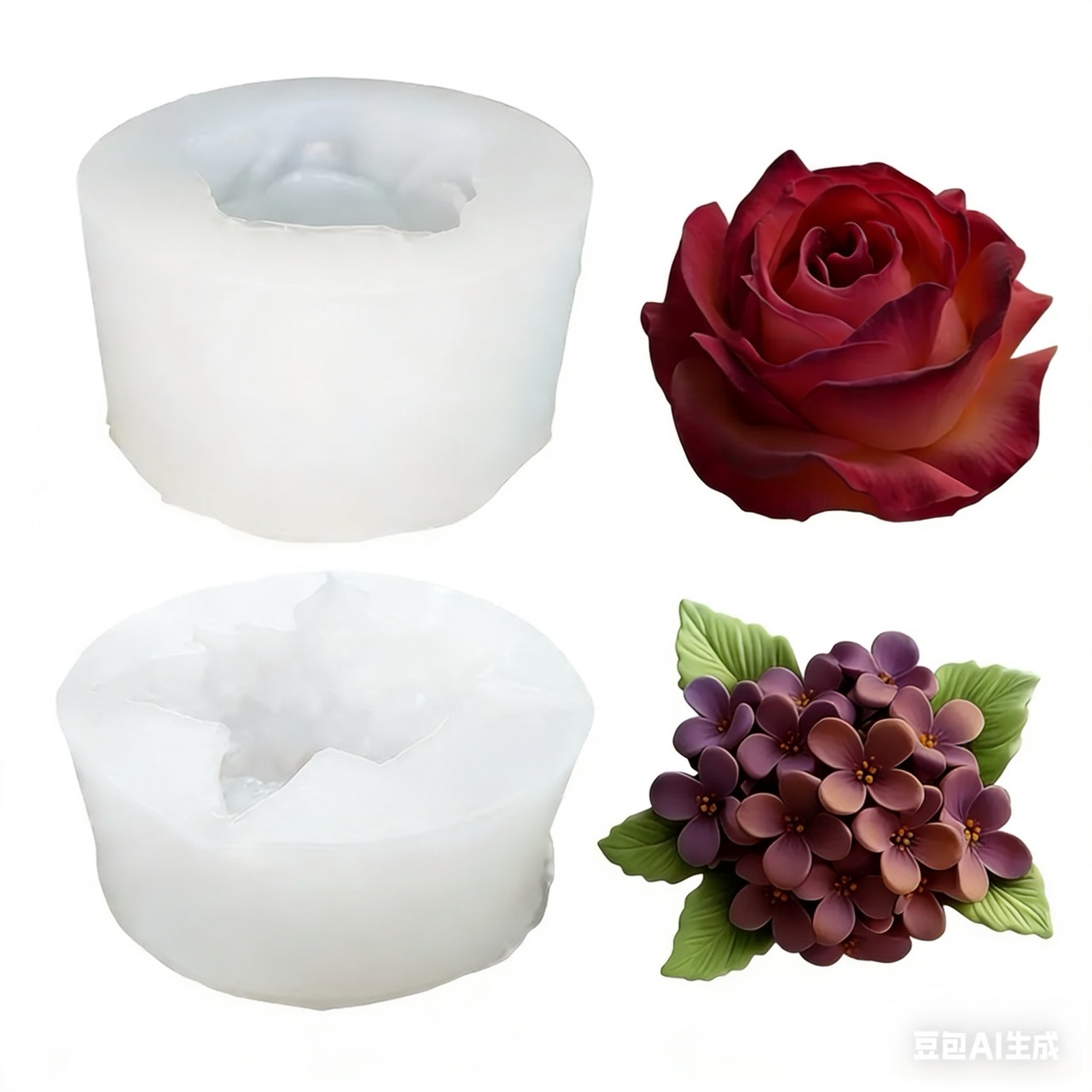 2 шт. 3D силиконовые формы с ц – обзор и цена Resin Art Gift For Wedding