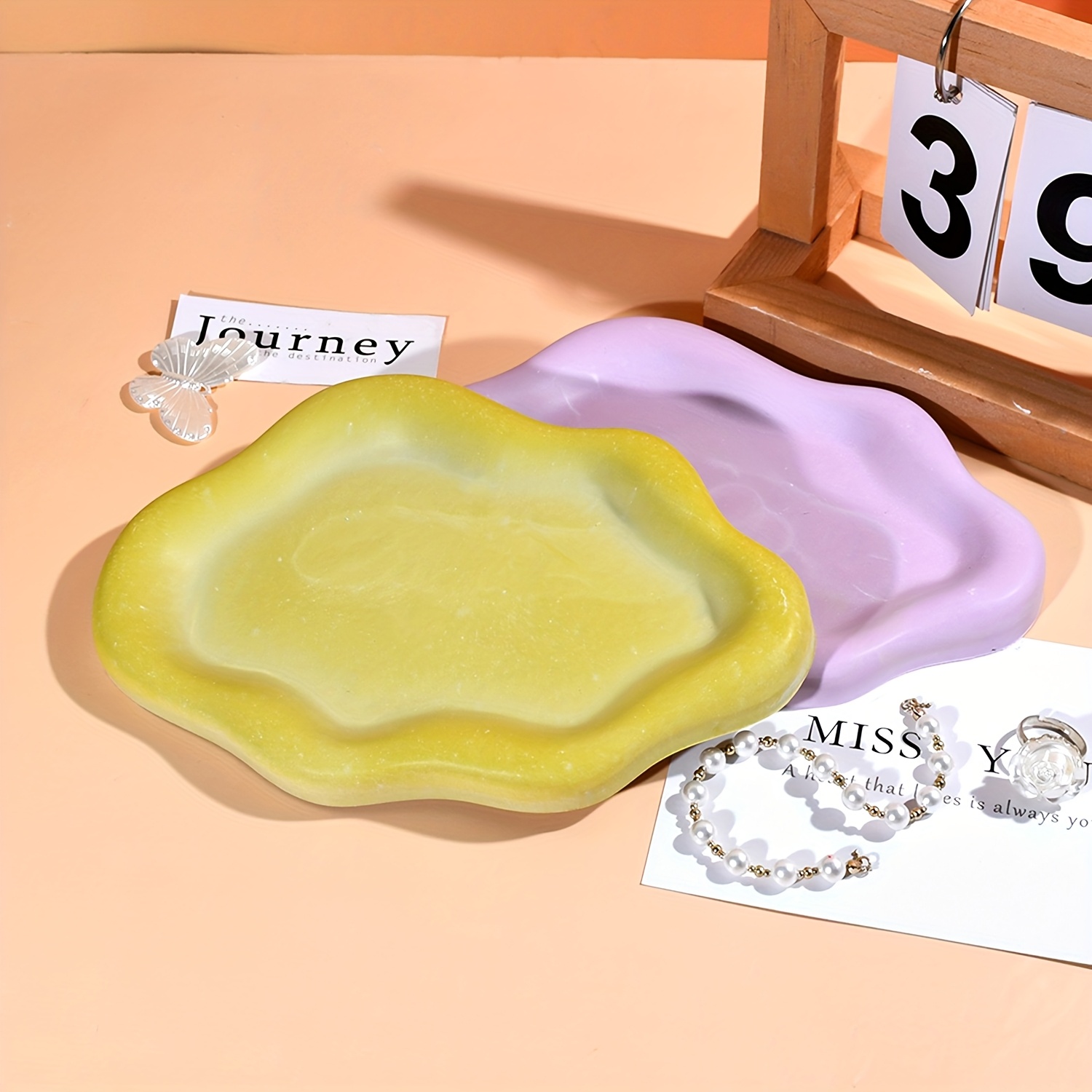 Поднос в форме сердца, смоляна – обзор и цена Resin Art Tray