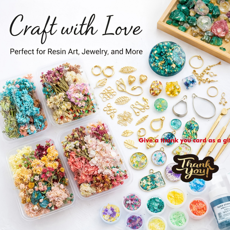 Набор из 10 коробок с сухоцвет – обзор и цена Resin Art Wedding Gift