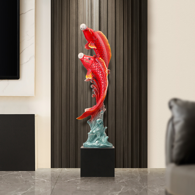 Скульптура рыбы с пятью вкусам – обзор и цена Resin Art Floor