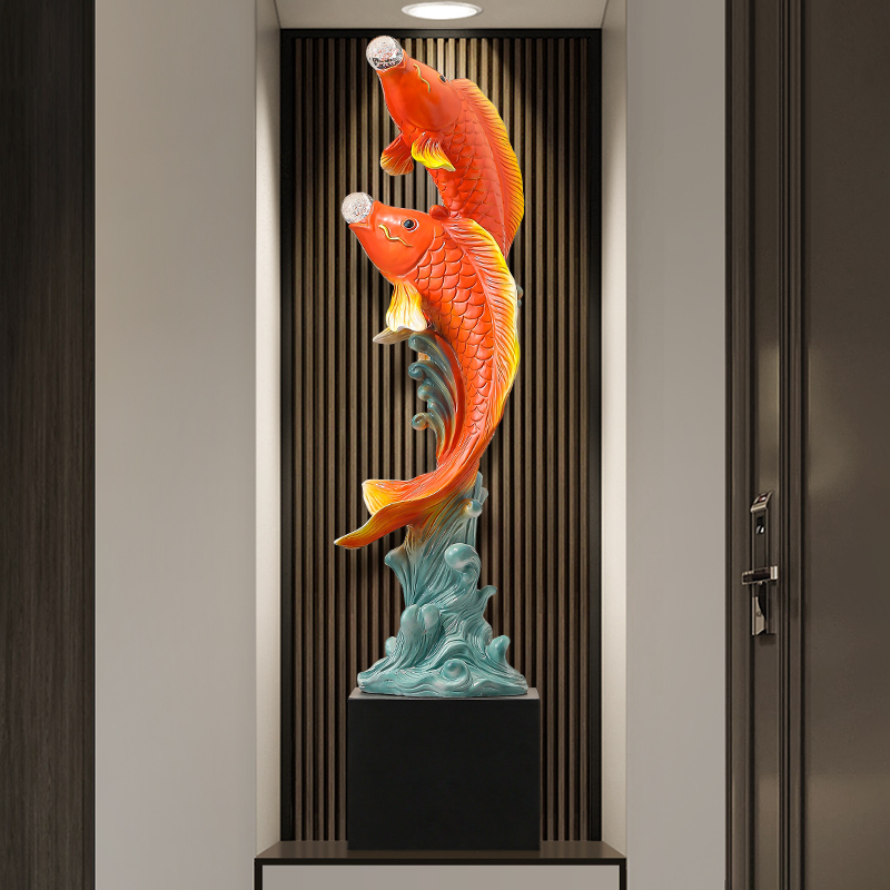 Скульптура рыбы с пятью вкусам – обзор и цена Resin Art Floor