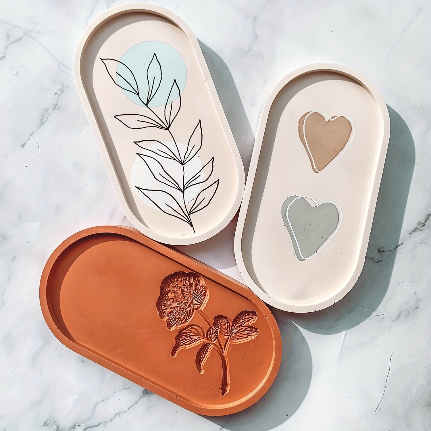 1 шт. овальная подставка для э – обзор и цена Resin Art Tray