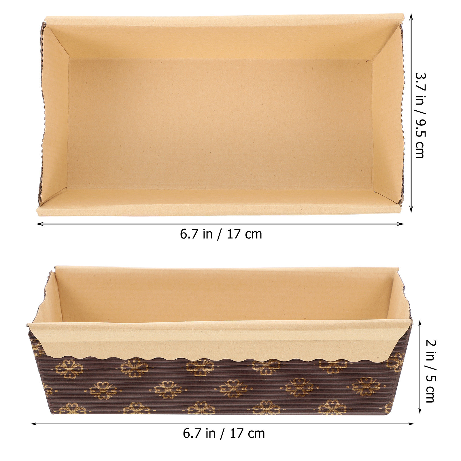 25 шт. бумажных форм для выпеч – обзор и цена Tray Mold Rectangle