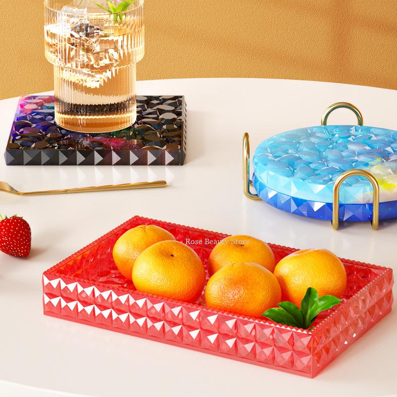 Силиконовая форма для подставк – обзор и цена Resin Art Tray